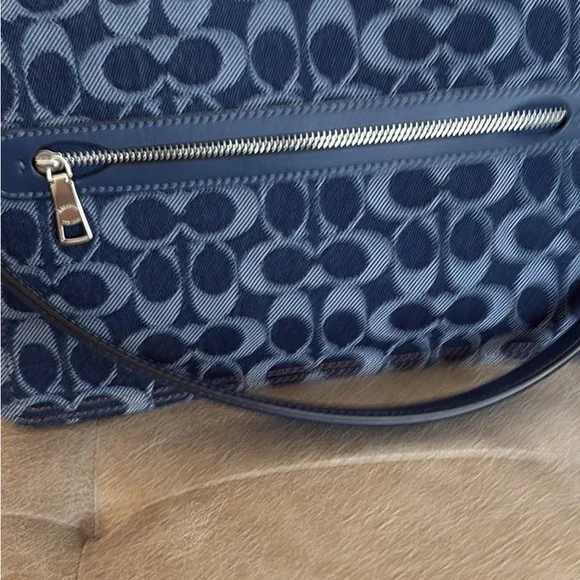 Coach tabby denim signature jacquard bag (w/out chain strap) - Picture 10 of 11